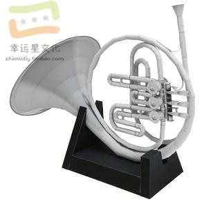 Musical Instrument Diy - 楽器ホルン 3D ペーパーモデル DIY 手作り紙型装飾おもちゃ