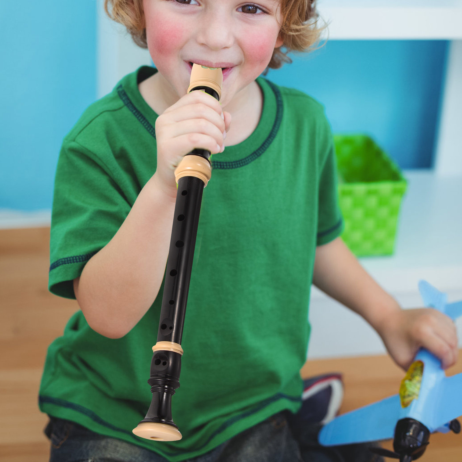 Musical Instrument Recorder - 1 セット 8 穴樹脂製リコーダーフルート初心者練習用楽器プロの音楽教育用リコーダー子供ティーン向け