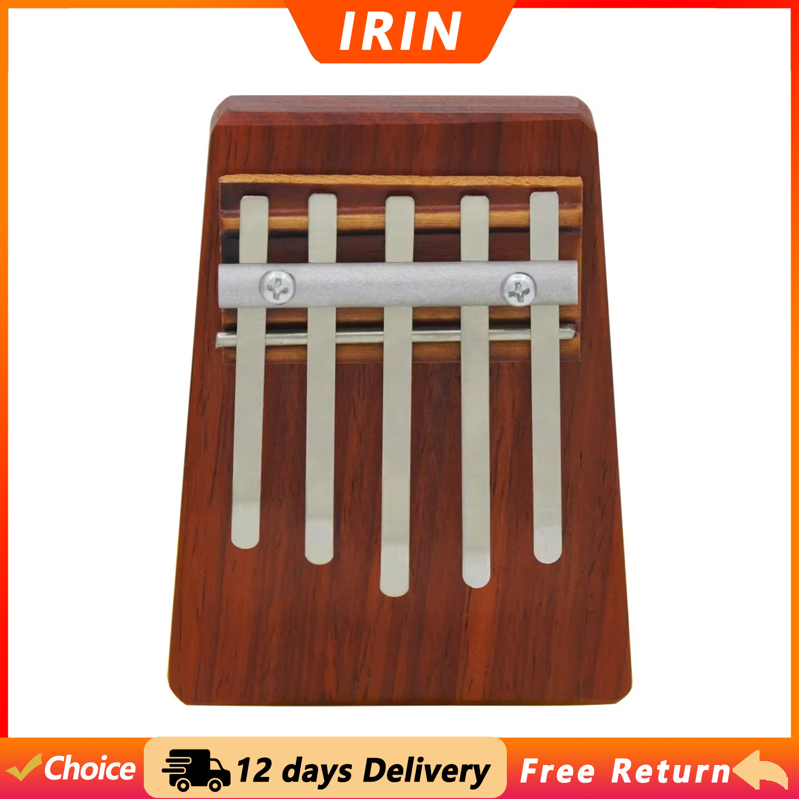 Musical Instrument Keyboard - IRIN カリンバ 5音親指ピアノ プロフェッショナルキーボード楽器 木製 子供用カリンバ