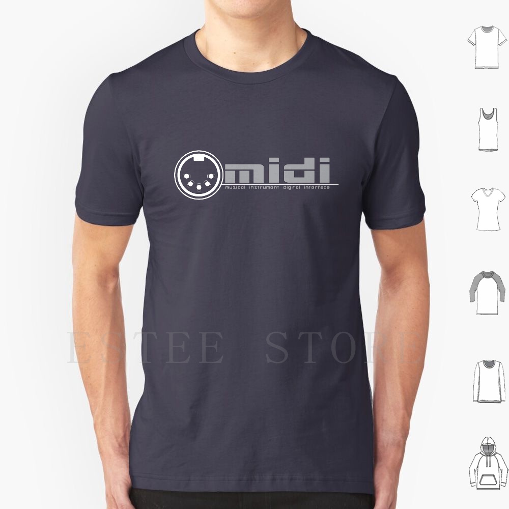 Musical Instrument Synthesizer - Midi-楽器デジタルインターフェイス Tシャツ DIY ビッグサイズ綿 100% Midi