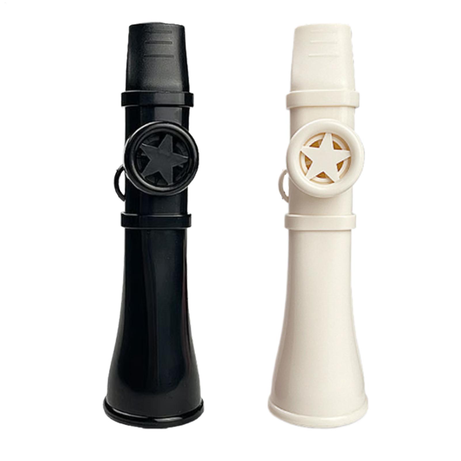 Musical Instrument Kazoo - ポータブル ABS カズーフルート 簡単に学べるストラップ付き楽器 楽しい英国の音楽笛のおもちゃ 男の子