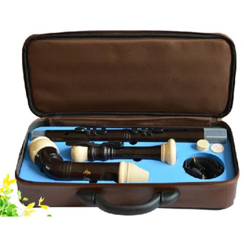 Musical Instrument Recorder - プロフェッショナル 8 穴バロック低音樹脂クラリネット中国フルート F キー楽器低音英語スタイルリコーダー