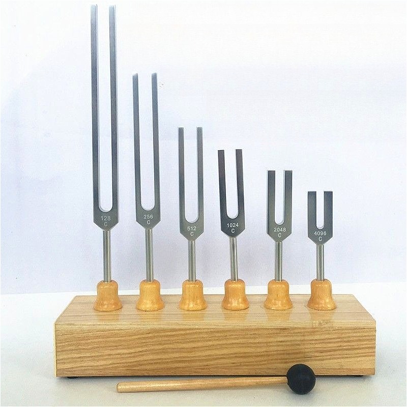 Musical Instrument Groups - アルミ合金製チューニングフォークセット サウンドヒーリング チューニングフォーク ヨガ瞑想 ディアパソンフォークセット 楽器