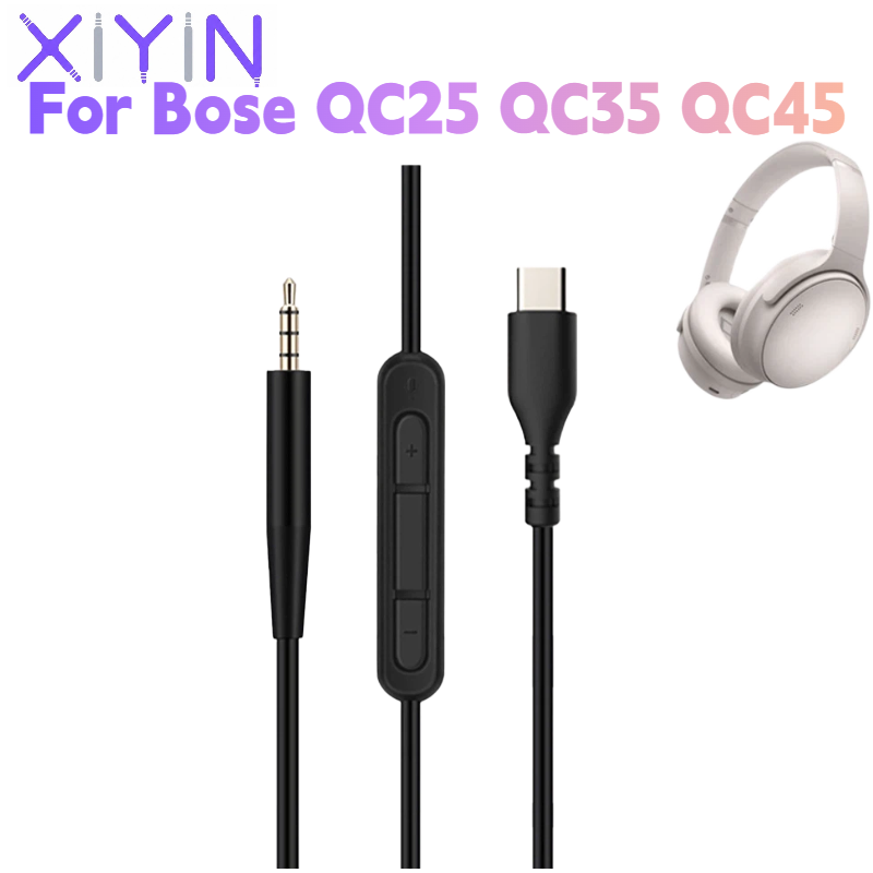 Bose Headphone Qc45 - 交換用1.4メートルDACタイプC USB C - 2.5mmオーディオケーブル Bose