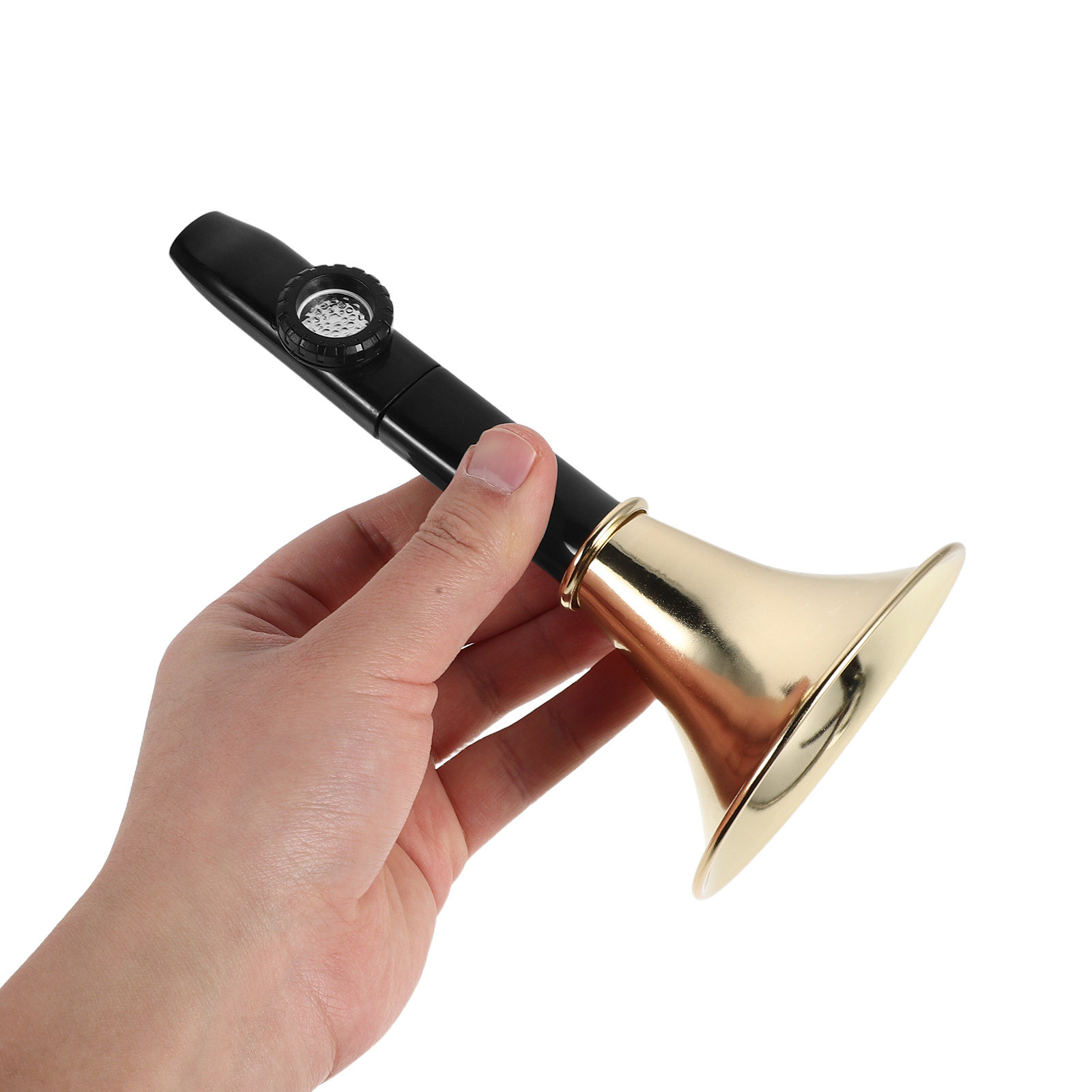 Musical Instrument Kazoo - 金属製カズーフルートトランペットダイアフラムマウス楽器管楽器、初心者向けスキル練習用収納ボックス付き