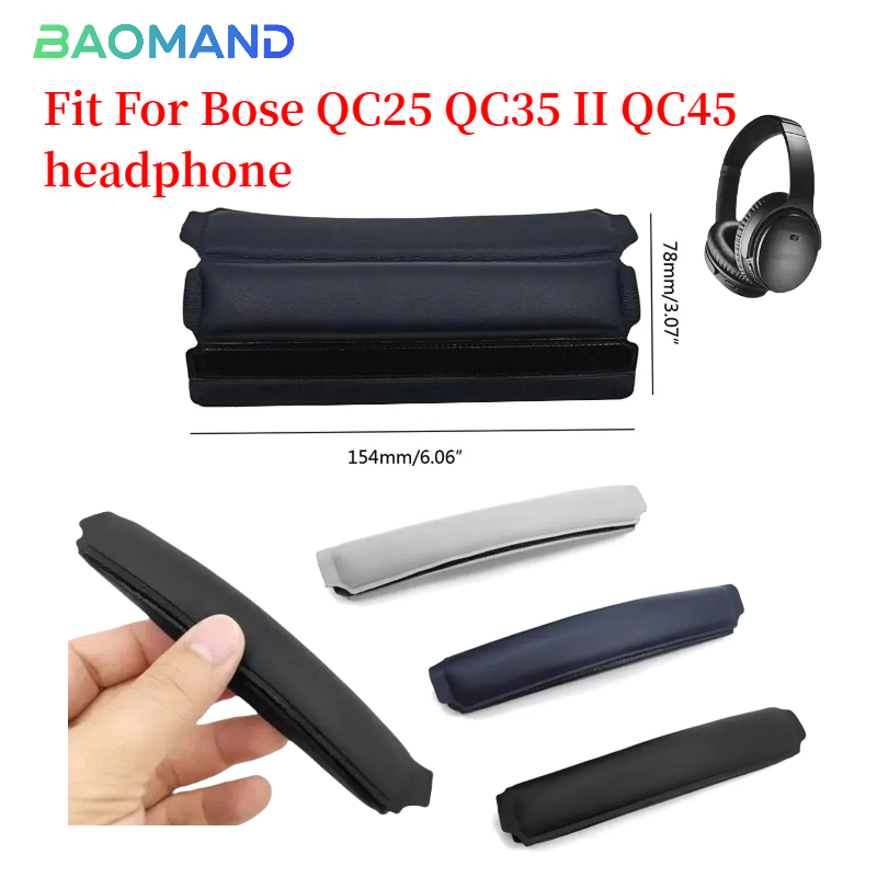 Bose Headphone Qc45 - Bose QC25 QC35 II QC45 ヘッドフォン用交換用イヤーパッド、ヘッドバンド保護カバー