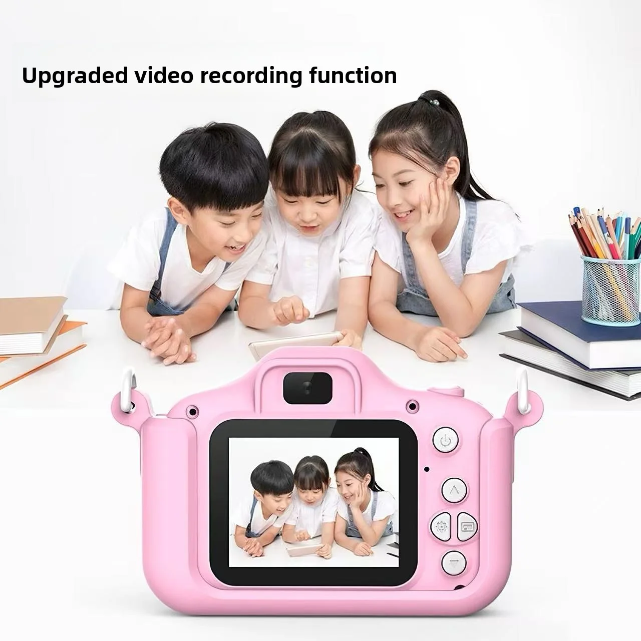 キッズカメラ HD デュアルレンズ 1080P ビデオレコー - Musical Instrument Recorder のレビューと価格