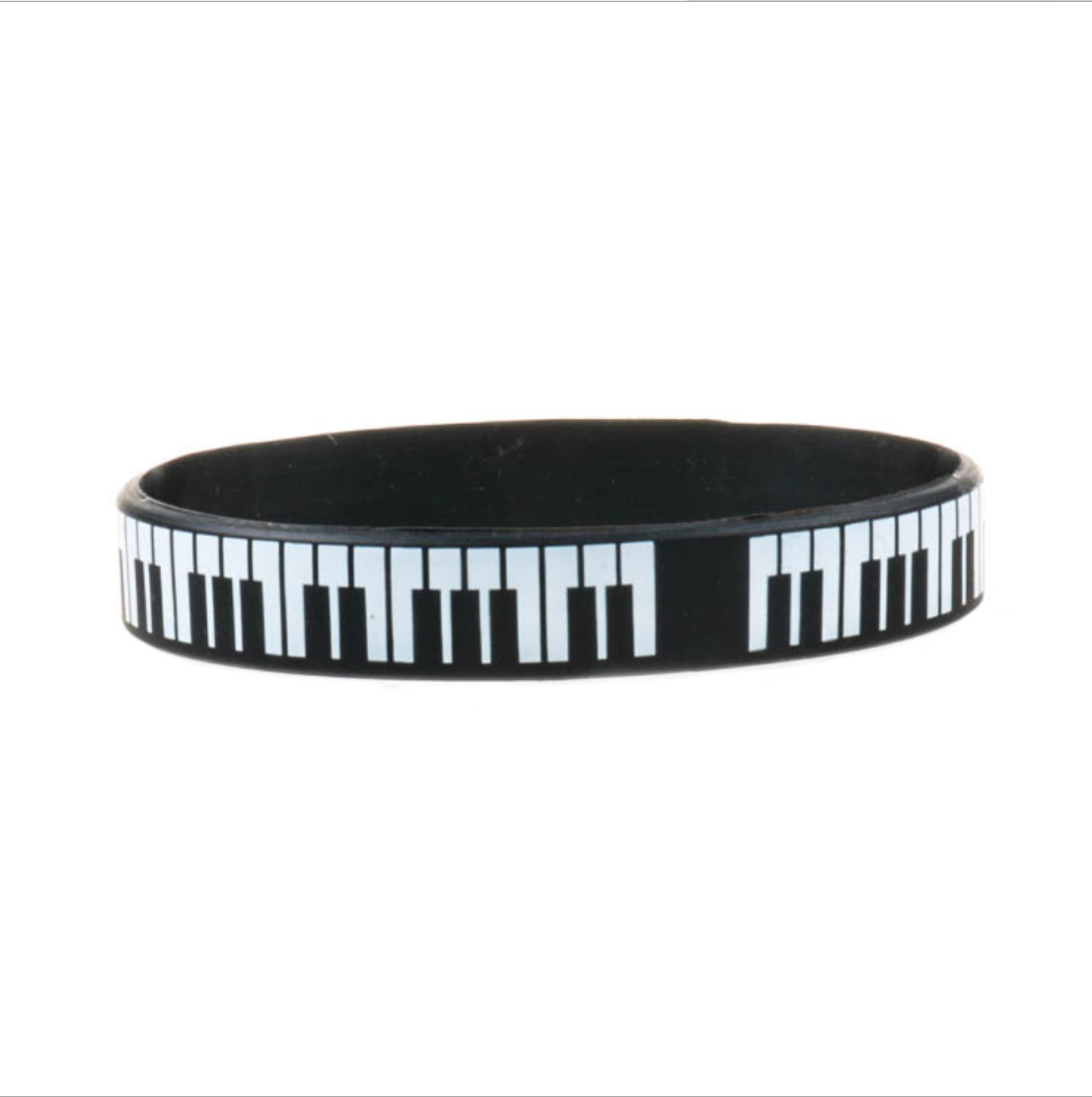 1 個/10 個ピアノキーブレスレットシリコン音楽パーティー - Musical Instrument Jewelry のレビューと価格
