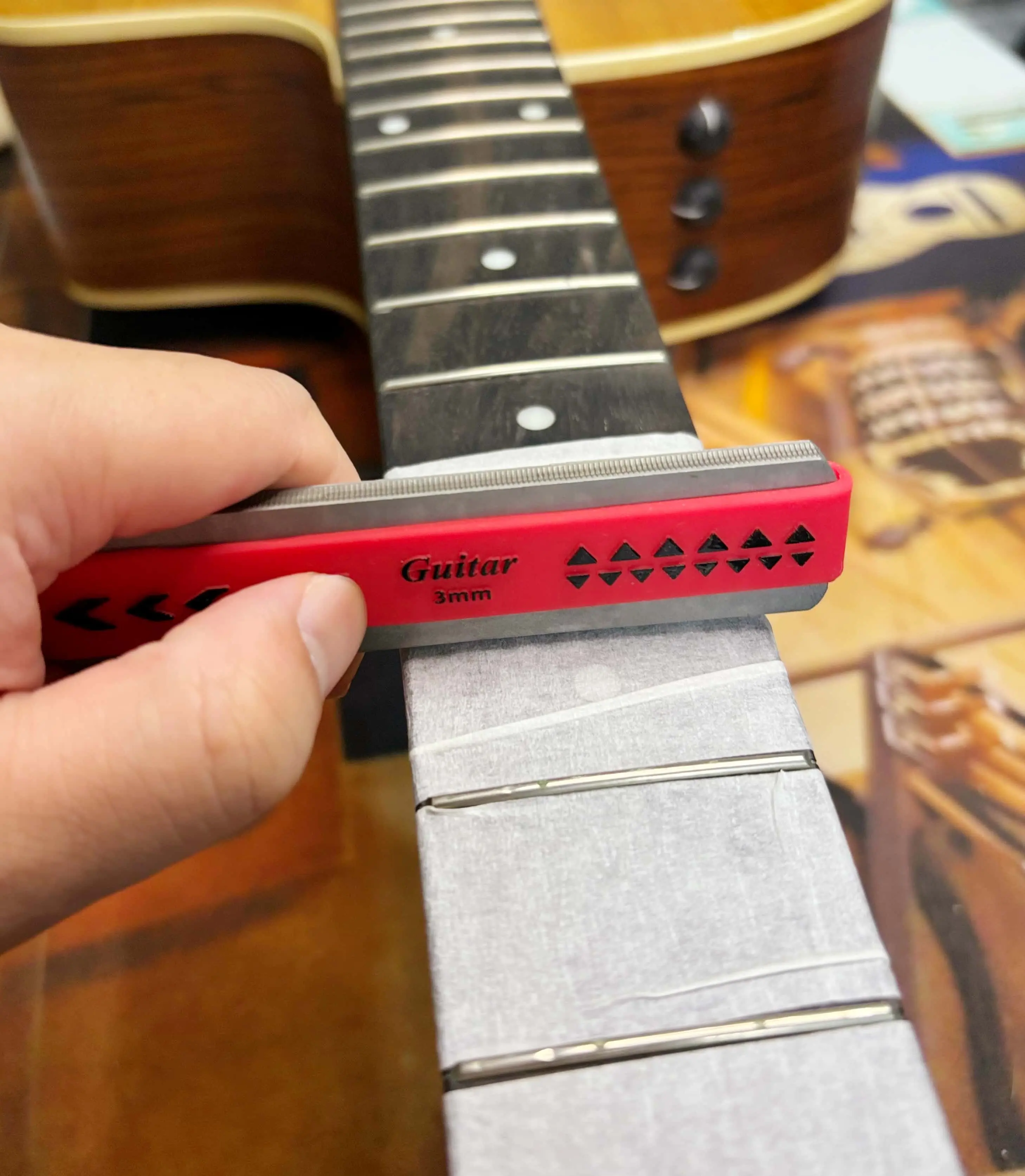 ギター ウクレレ 弦楽器 指板 フレット クラウニングファイ - Musical Instrument Organ のレビューと価格