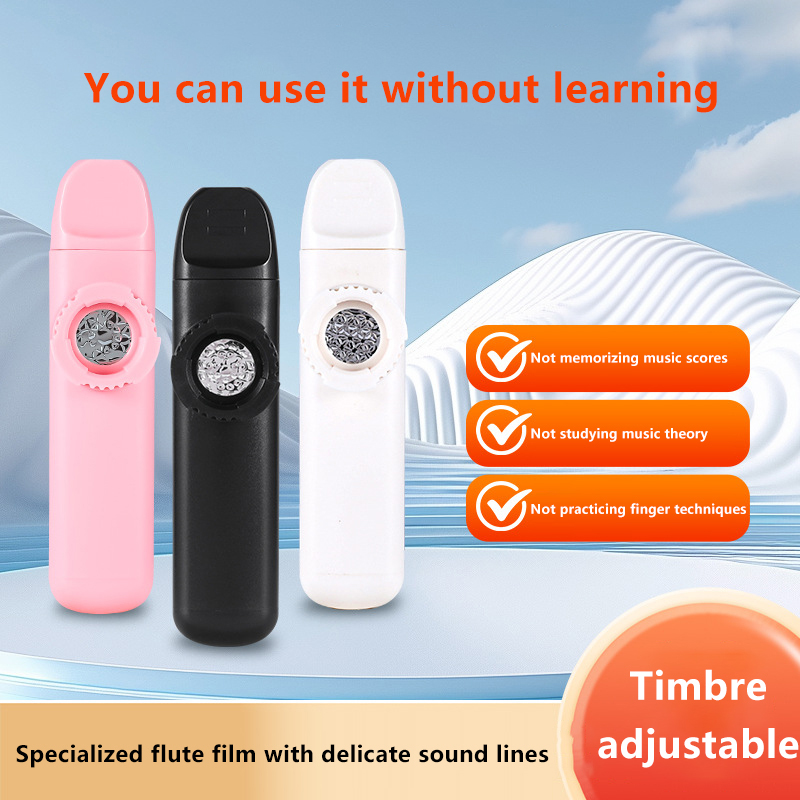 新しいカズー楽器プロフェッショナルポータブル伴奏カズー、スト - Musical Instrument Kazoo のレビューと価格