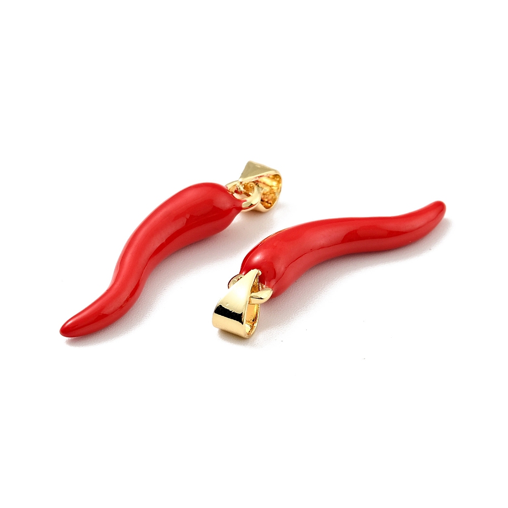 PandaHall 20個入り真鍮エナメルペンダント カドミ - Musical Instrument Jewelry のレビューと価格