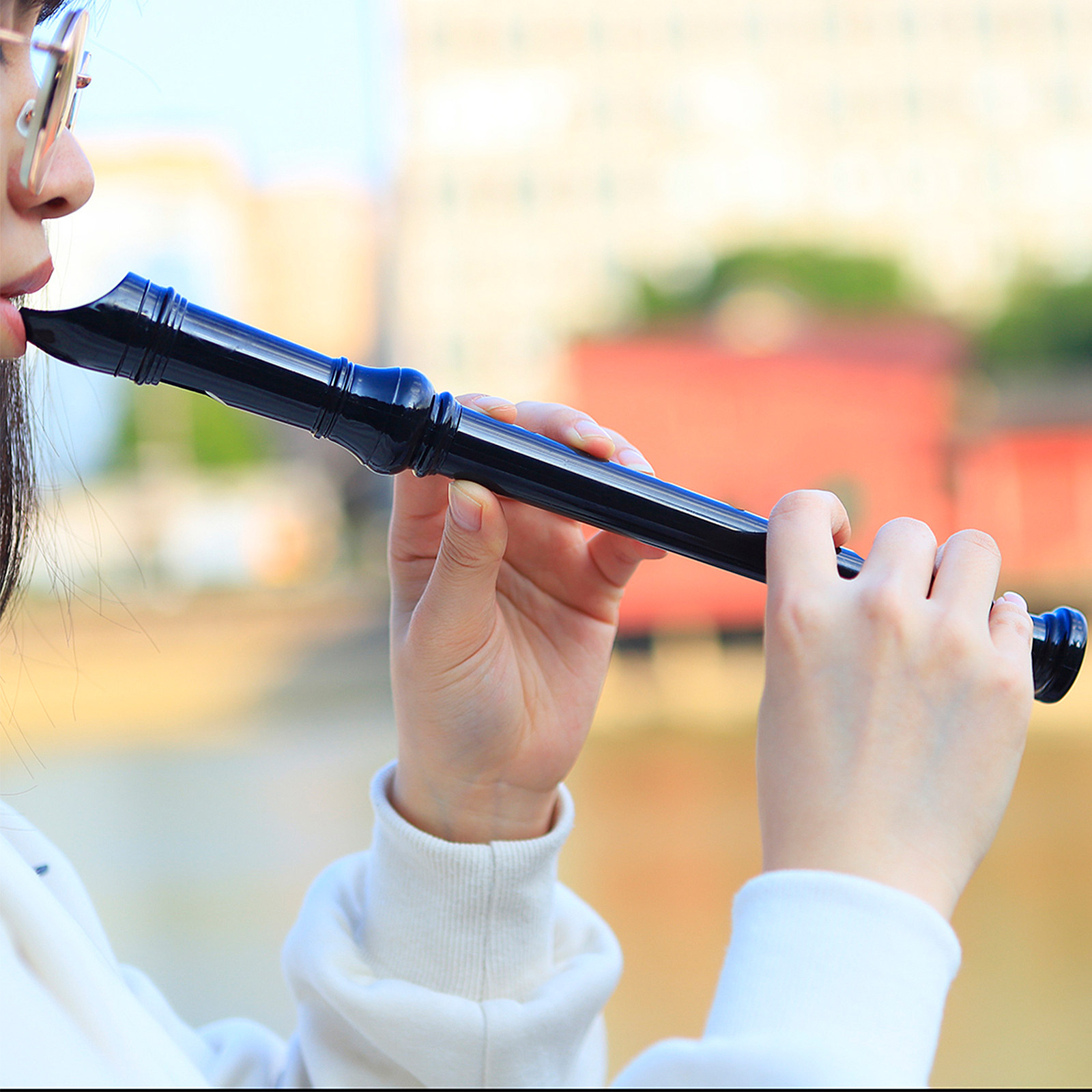 1 セットソプラノリコーダー 8 穴クラリネット楽器クリーニ - Musical Instrument Recorder のレビューと価格