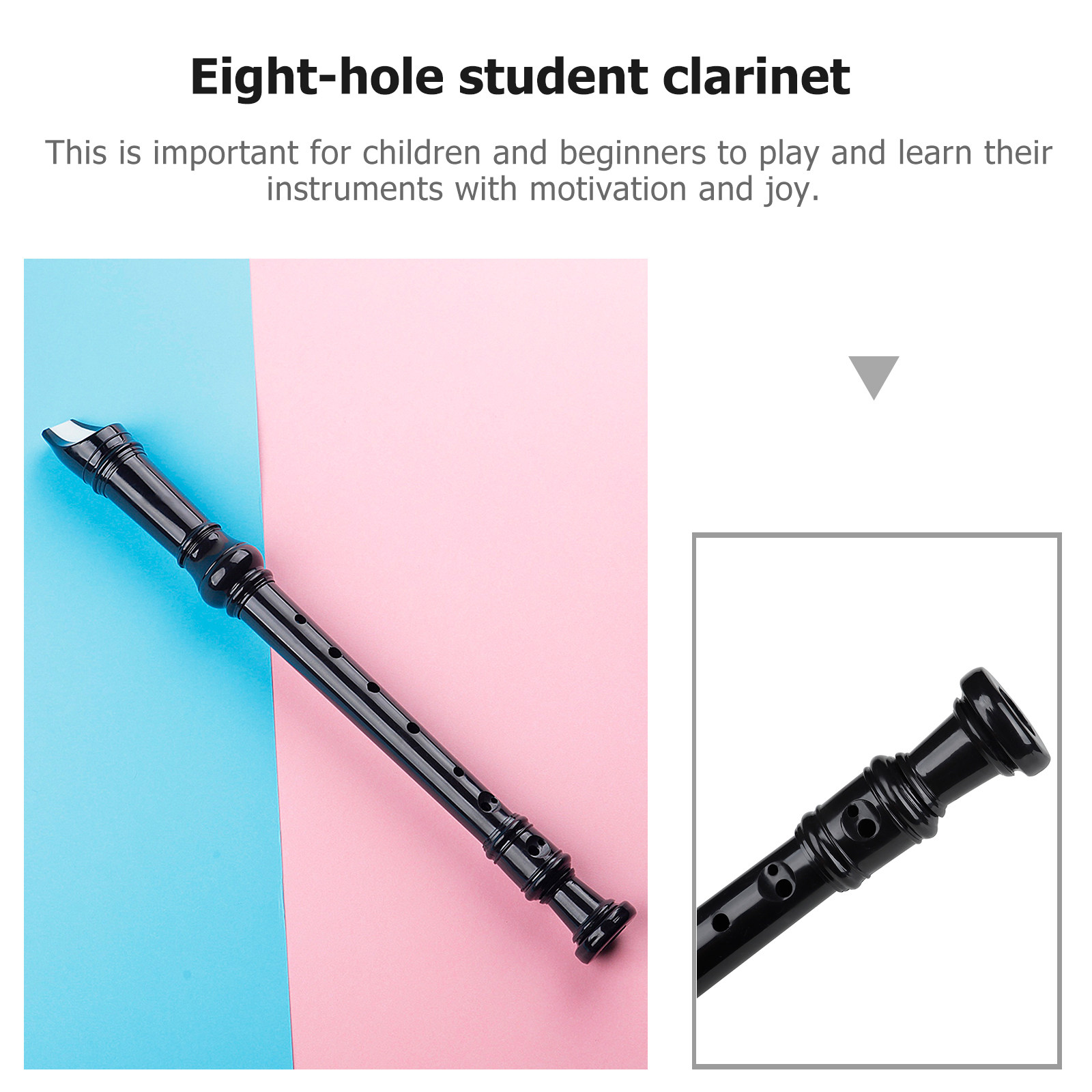 1 セットソプラノリコーダー 8 穴クラリネット楽器クリーニ - Musical Instrument Recorder のレビューと価格