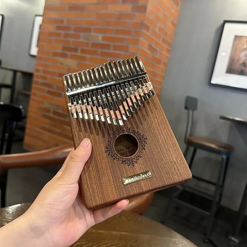 子供のためのポータブル木製カリンバ,親指のピアノ,楽器のキー - Musical Instrument Keyboard のレビューと価格