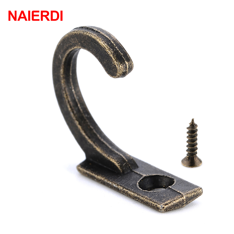 Naierdi-小さなアンティークウォールフック,10個,湾 - Musical Instrument Jewelry のレビューと価格