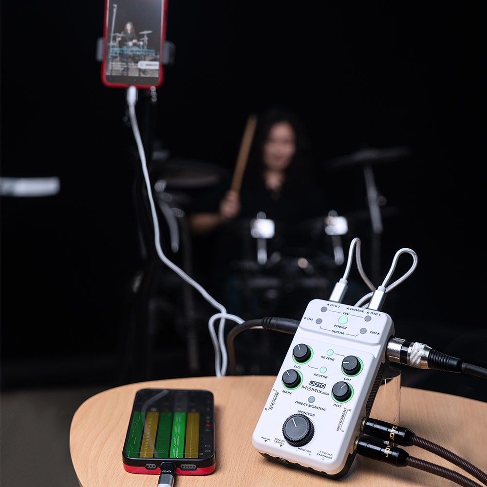 JOYO オーディオミキサー MOMIX PRO マイク、ギ - Musical Instrument Keyboard のレビューと価格