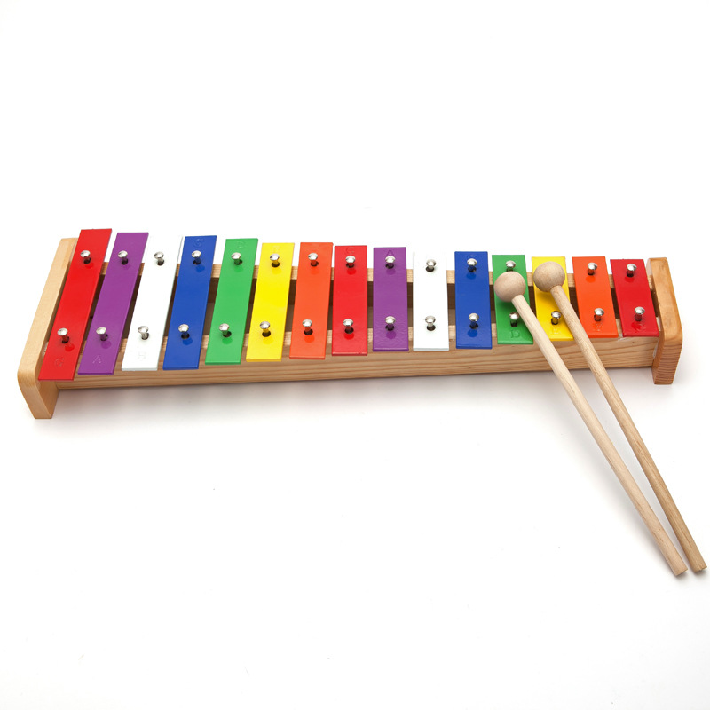 15 キーキシロフォン子供用オルフ音楽キーボード金属楽器木製 - Musical Instrument Keyboard のレビューと価格