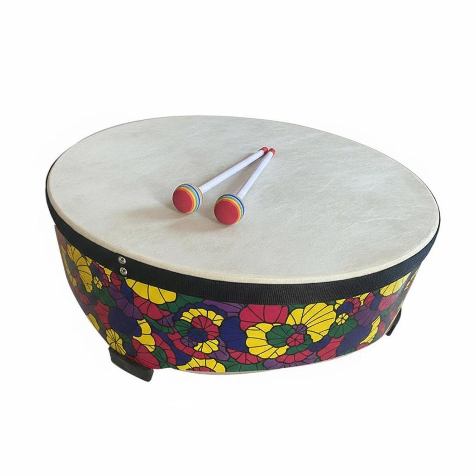 22インチ木製キッズフロアドラム早期音楽教育用打楽器、グルー - Musical Instrument Groups のレビューと価格