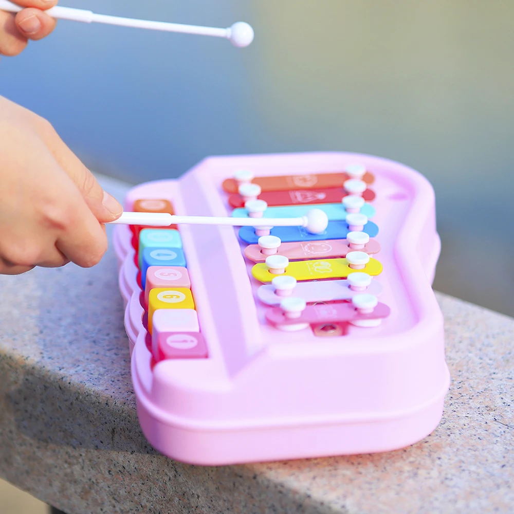 8音ハンドパーカッション楽器 - オルフスタイルの子供用教育 - Musical Instrument Xylophone のレビューと価格