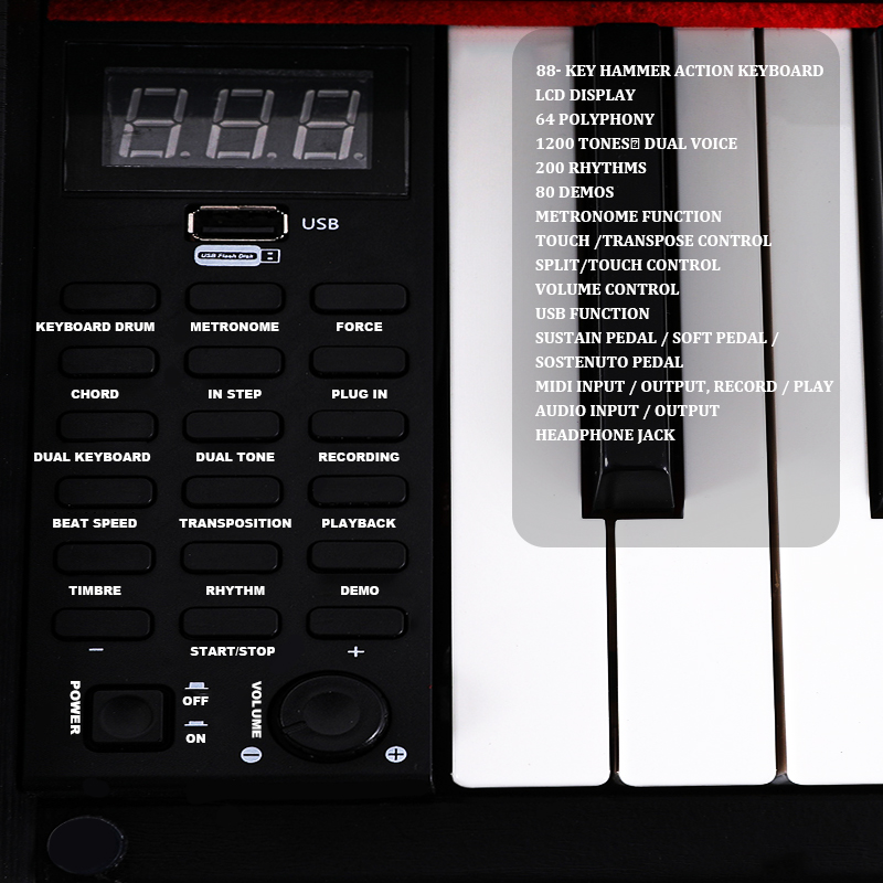 価格 キーボード ピアノ 木製 楽器 中国製 キーボード デ - Musical Instrument Keyboard Price のレビューと価格