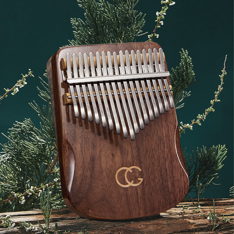 17 21キー親指ピアノカリンバ黒クルミ指ピアノ21トーンカ - Musical Instrument Keyboard のレビューと価格