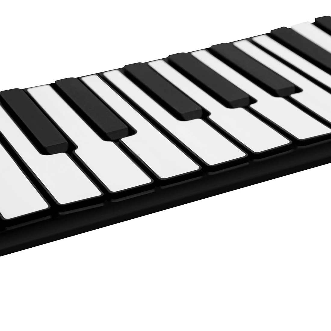 61 キーミニロールアップピアノシリコーンポータブル折りたた - Musical Instrument Keyboard のレビューと価格