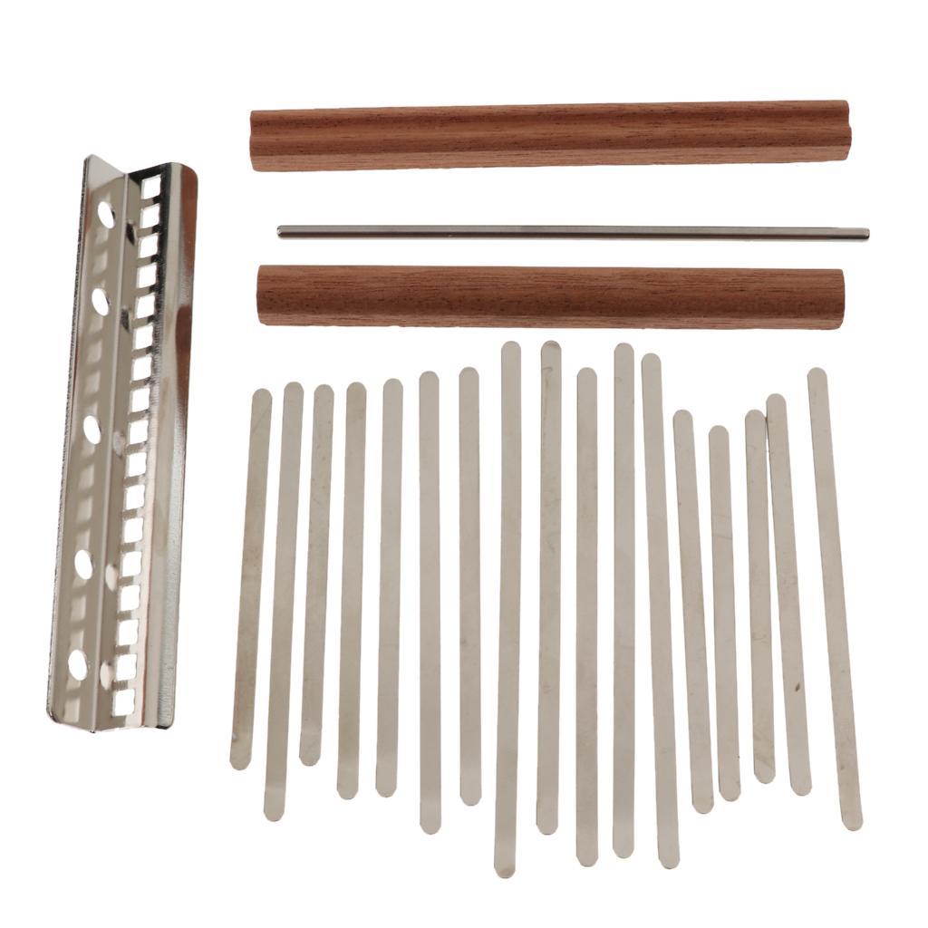 カリンバ 17 キー DIY パーツキット親指ピアノスチール - Musical Instrument Diy のレビューと価格