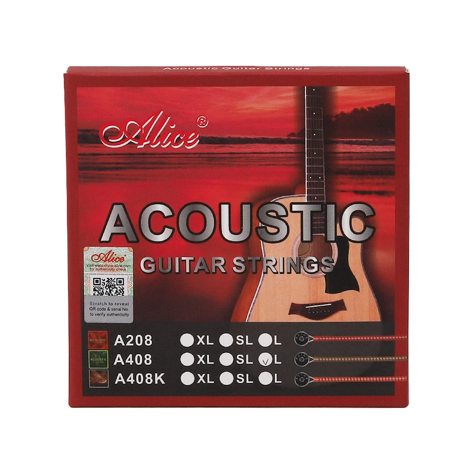 アリス-アコースティックギターa408弦,完全なセット,軽量 - Musical Instrument With Strings のレビューと価格