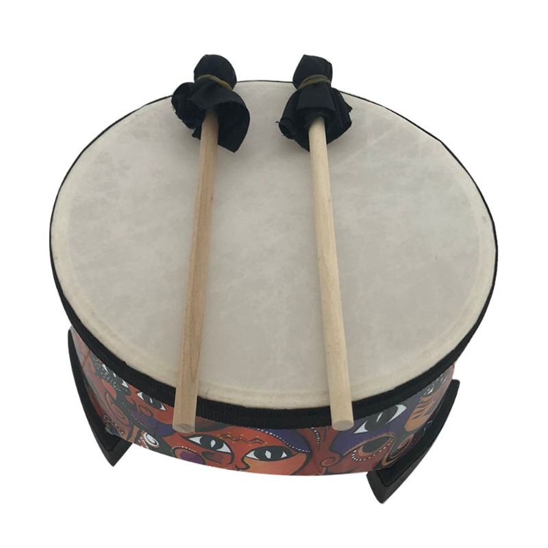 ドラムフロア子供のおもちゃパーカッションインチ楽器マレットオ - Musical Instrument From India のレビューと価格