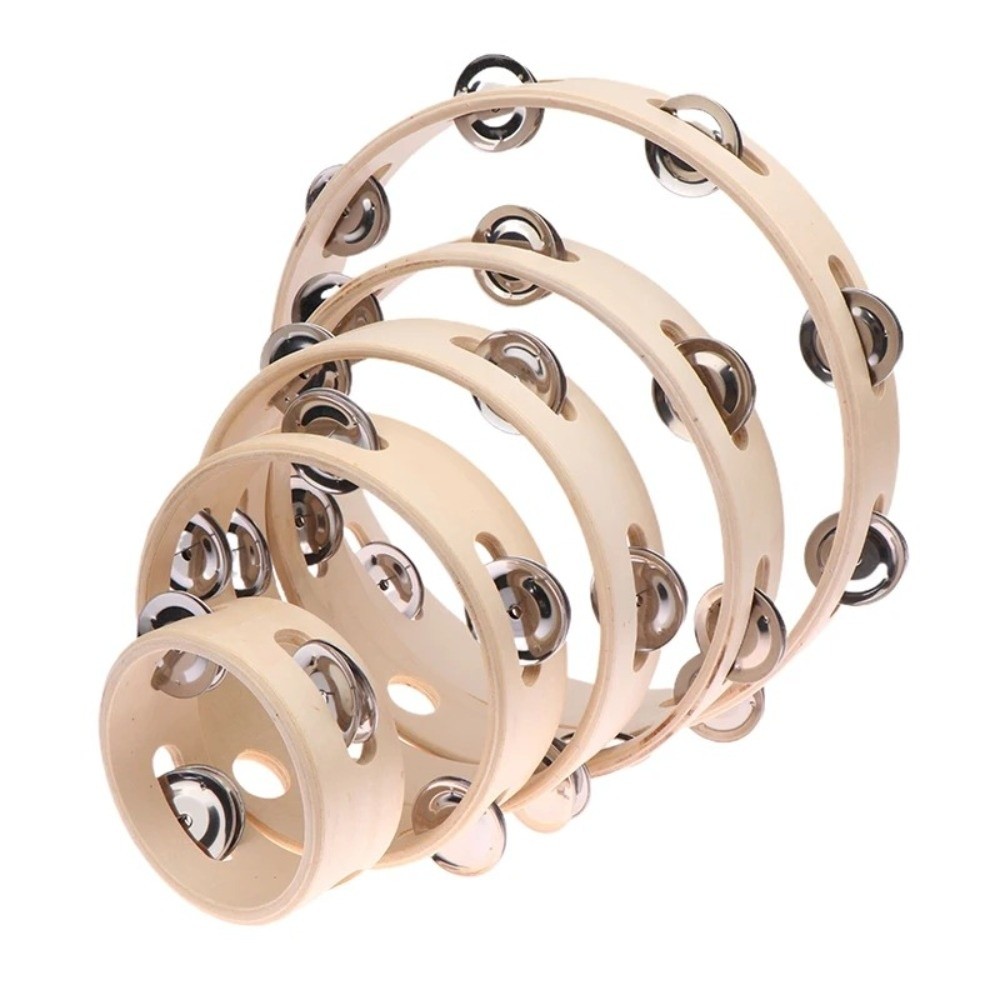 新しい4/6/7/8/10インチハンドドラム木製リングオルフ - Musical Instrument Jewelry のレビューと価格