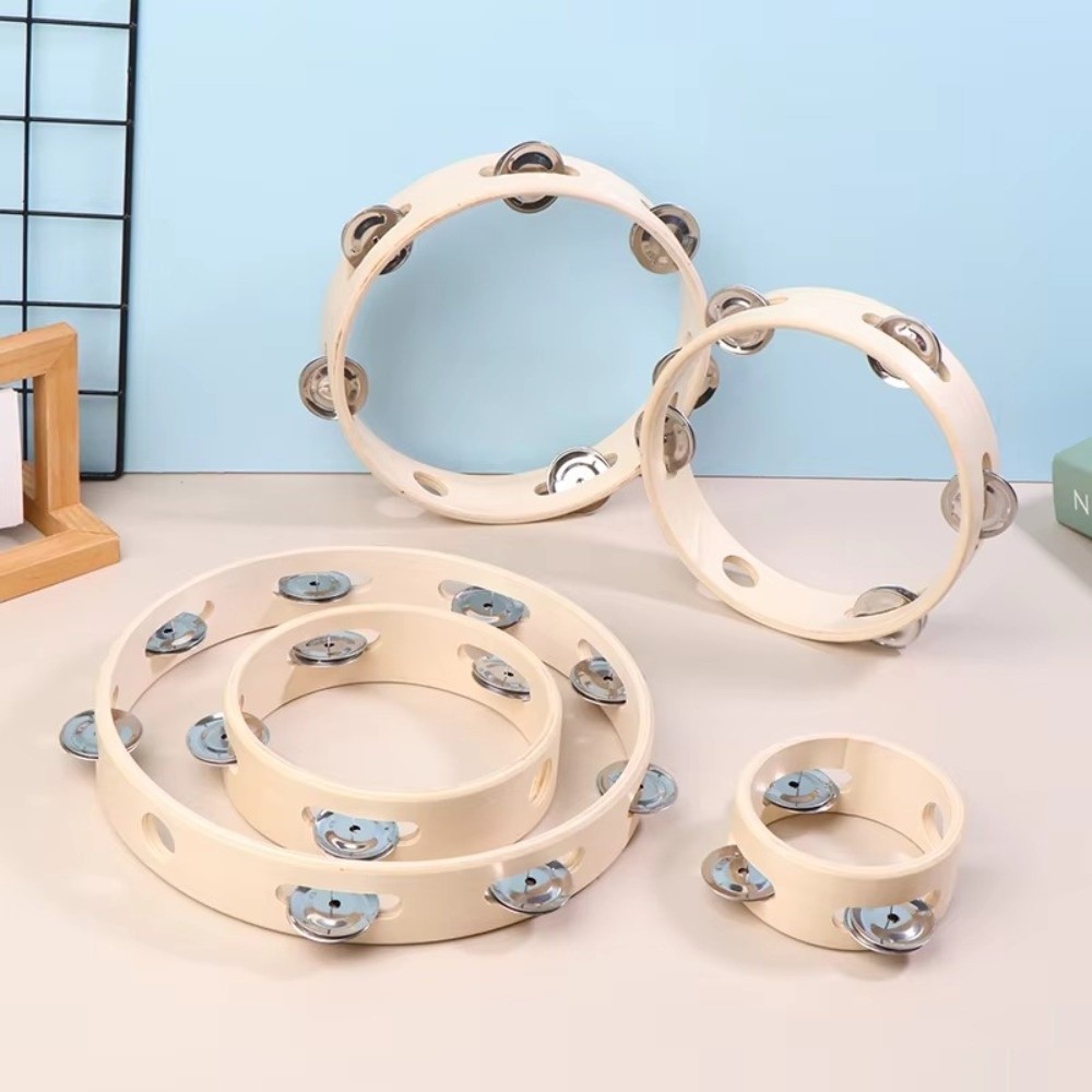 新しい4/6/7/8/10インチハンドドラム木製リングオルフ - Musical Instrument Jewelry のレビューと価格