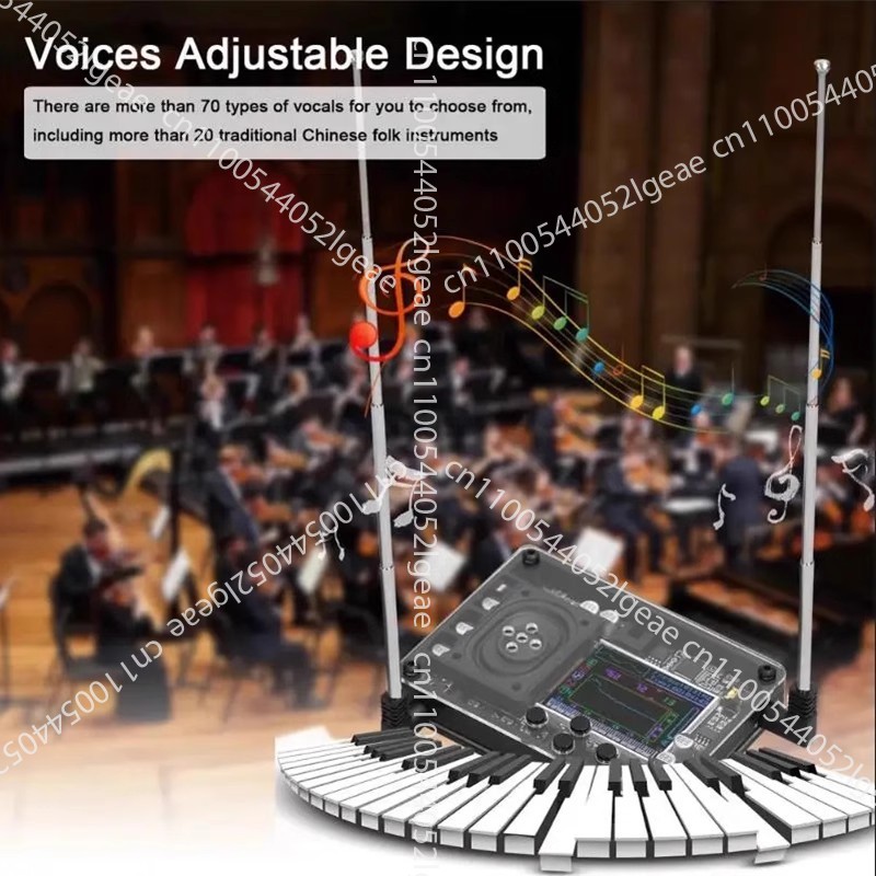 ミニテルミン電子楽器 OLEDスクリーン搭載 クリエイティブ - Musical Instrument Synthesizer のレビューと価格