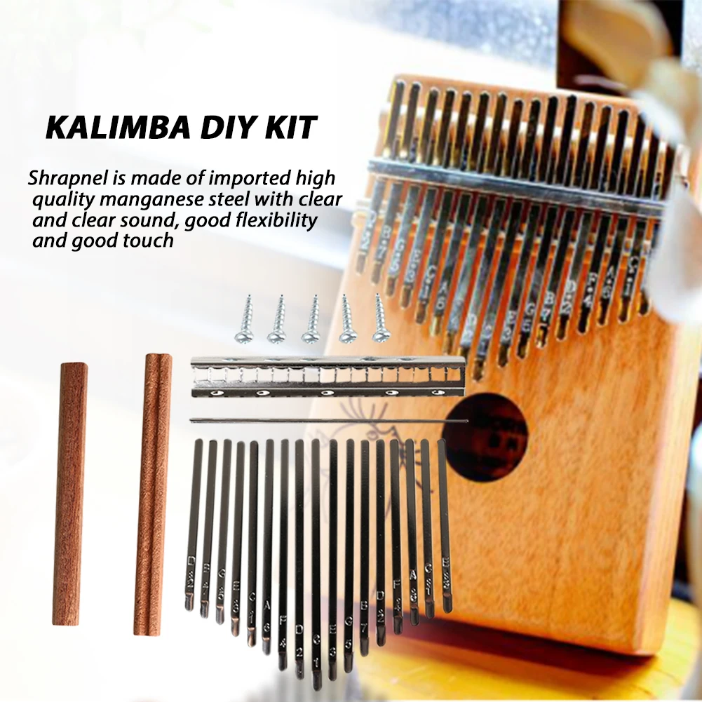 DIY 17 トーンカリンバキーティンセットムビラ親指ピアノ - Musical Instrument Diy のレビューと価格