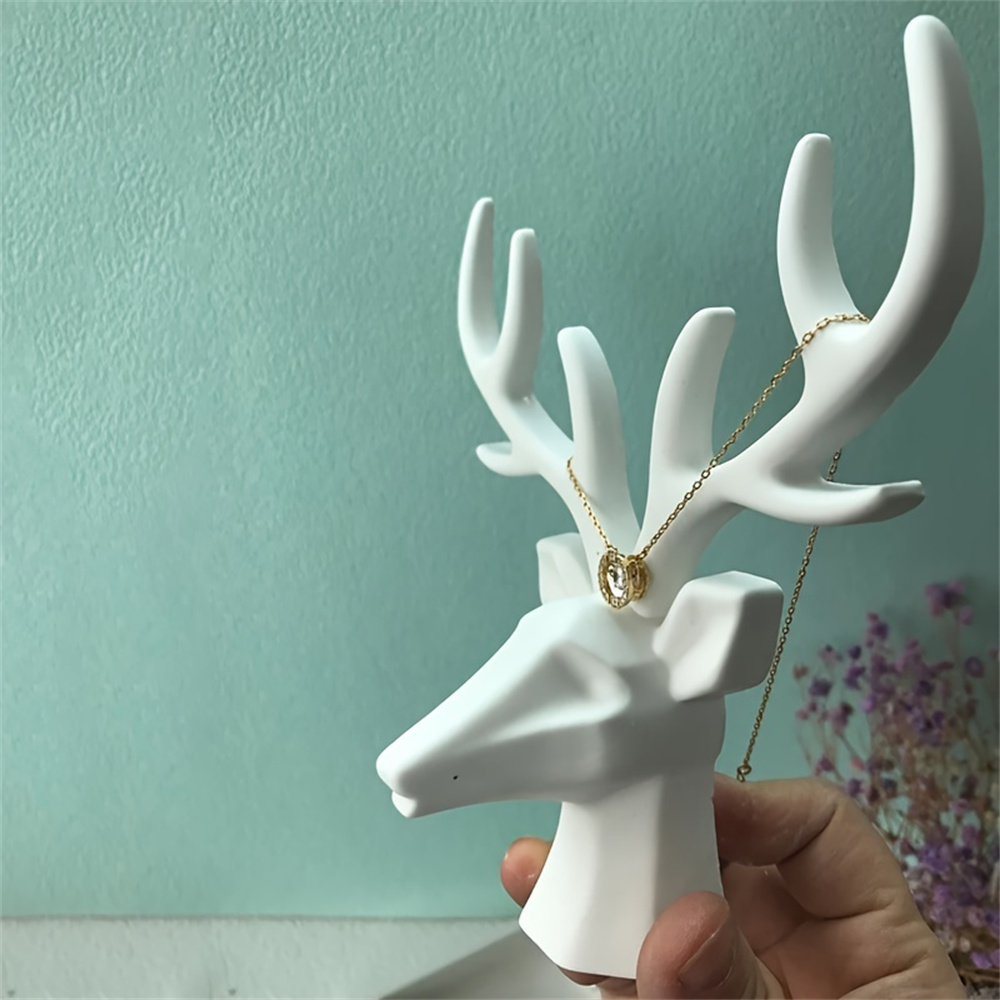 3D 鹿の角ジュエリーネックレスクリスタルエポキシ樹脂モール - Musical Instrument Jewelry のレビューと価格