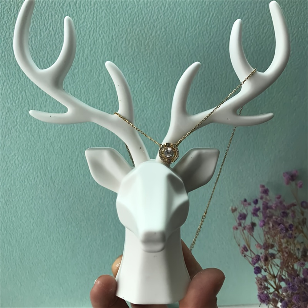 3D 鹿の角ジュエリーネックレスクリスタルエポキシ樹脂モール - Musical Instrument Jewelry のレビューと価格