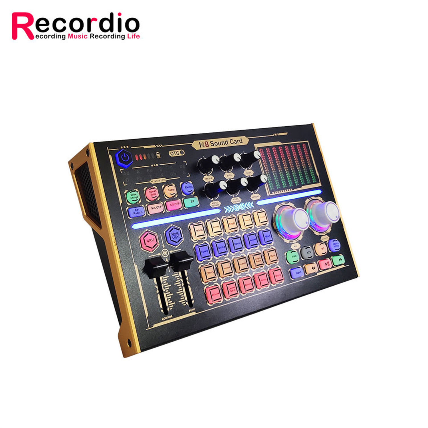 GAX-N8 プロフェッショナル録音サウンドカード PC 携 - Musical Instrument Recorder のレビューと価格