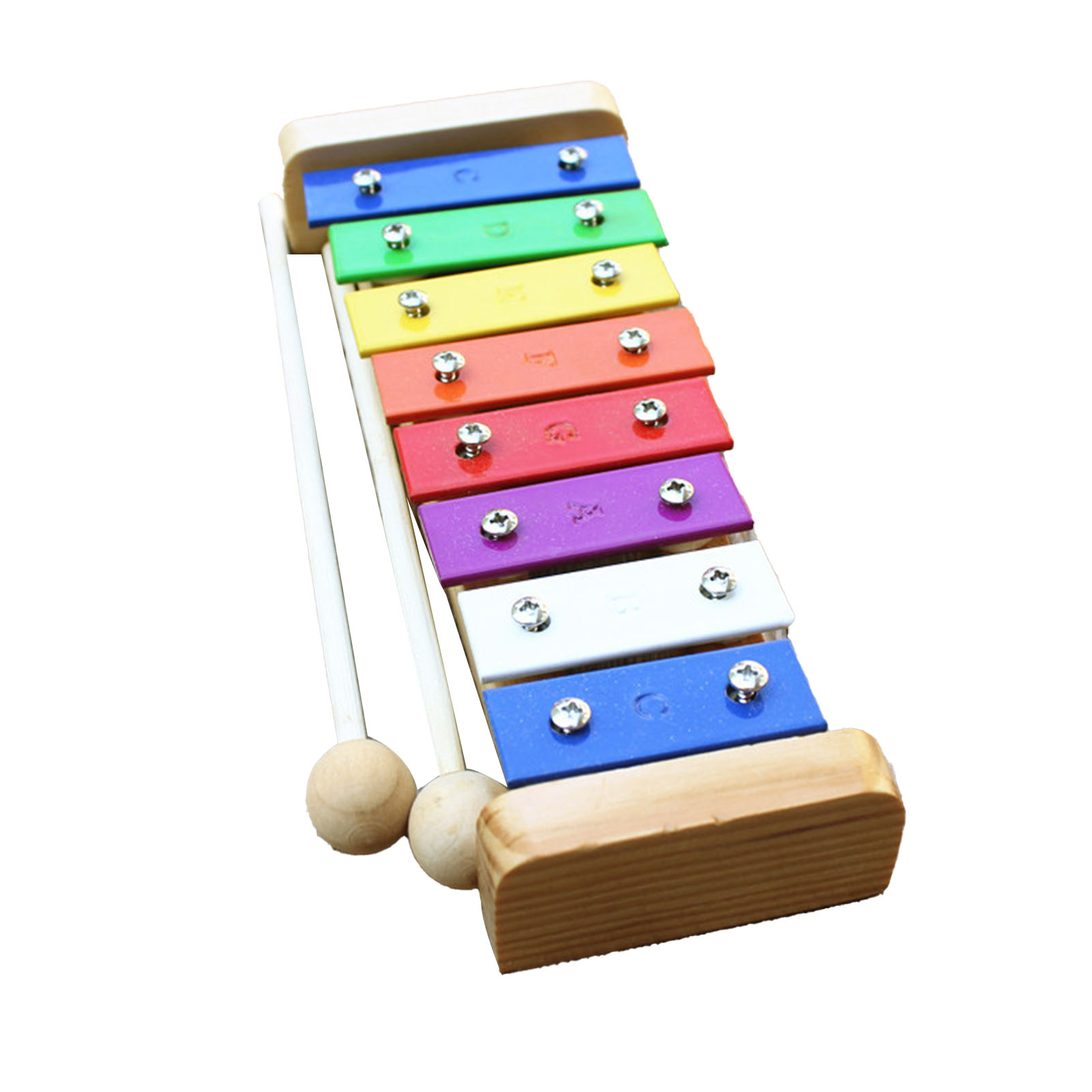 8 ノート木琴子供のおもちゃ教育開発音楽打楽器アルミプレート - Musical Instrument Xylophone のレビューと価格