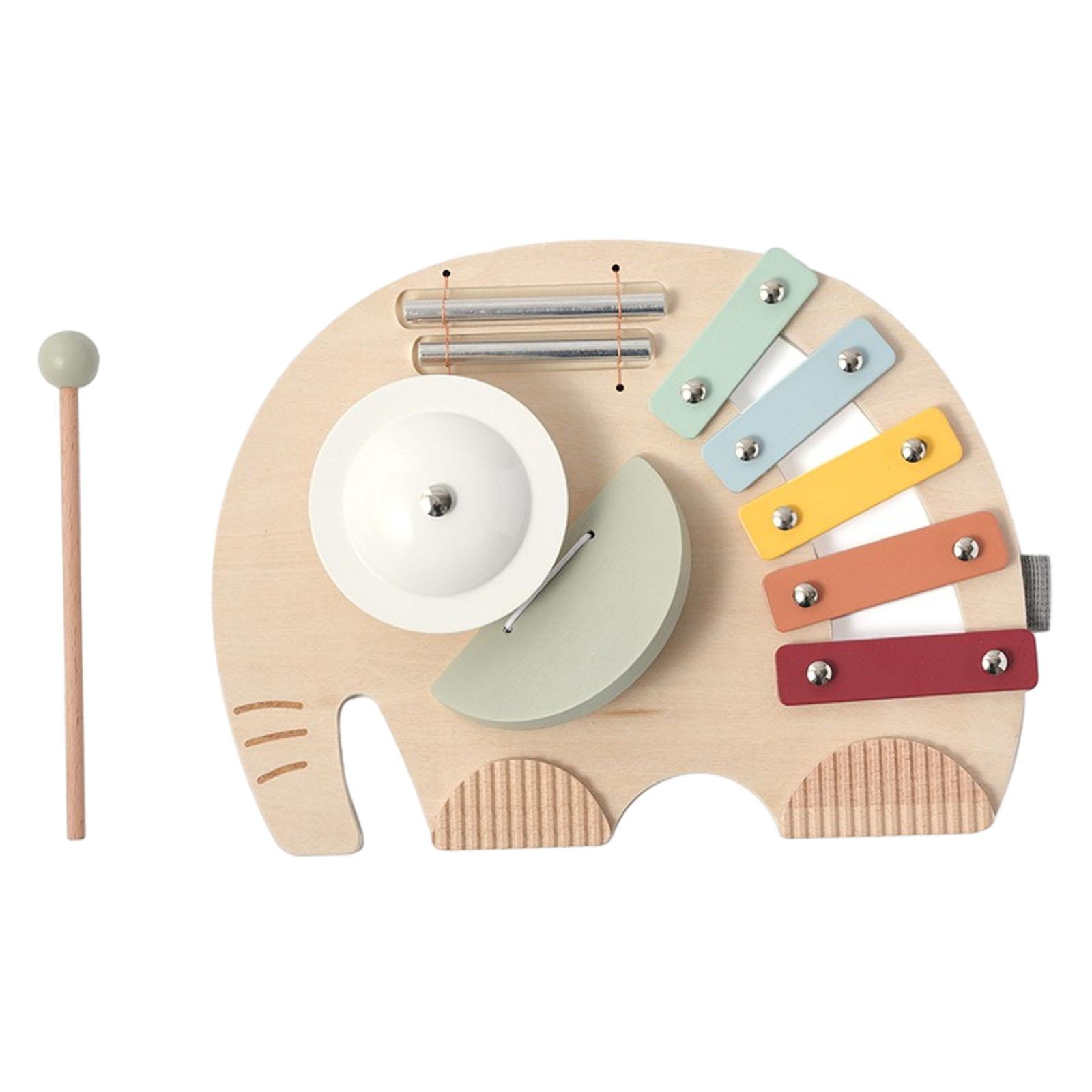 5音木製シロフォンハンドノックピアノおもちゃカラフルな楽器幼 - Musical Instrument Xylophone のレビューと価格
