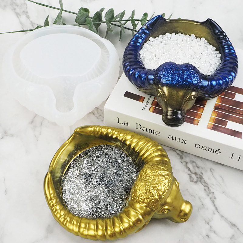 牛の角型収納トレイ型 DIY レジンジュエリートレイ シリコ - Musical Instrument Jewelry のレビューと価格