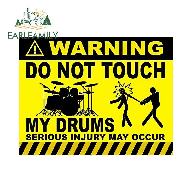 EARLFAMILY 私のドラムに触れないでくださいサイン車 - Musical Instrument Sign のレビューと価格