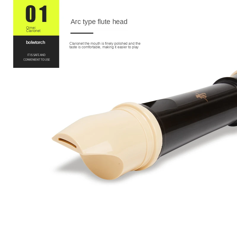 Qimei バロックテナークラリネット 8 穴リコーダー学生 - Musical Instrument Recorder のレビューと価格