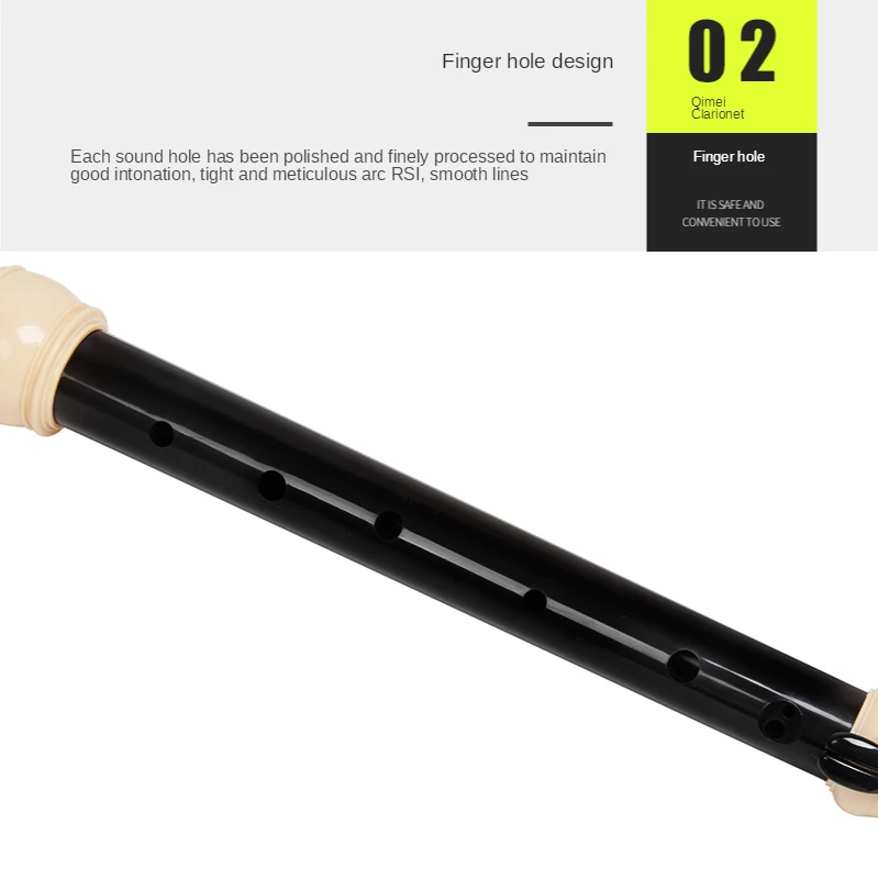 Qimei バロックテナークラリネット 8 穴リコーダー学生 - Musical Instrument Recorder のレビューと価格