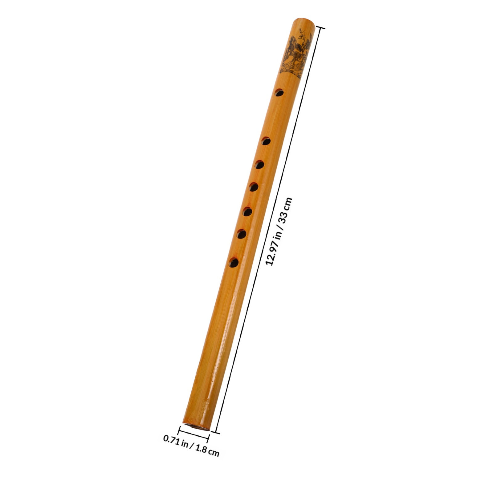 学生用垂直リコーダー 33cm 竹笛 7穴 初心者向け 音楽 - Musical Instrument Recorder のレビューと価格