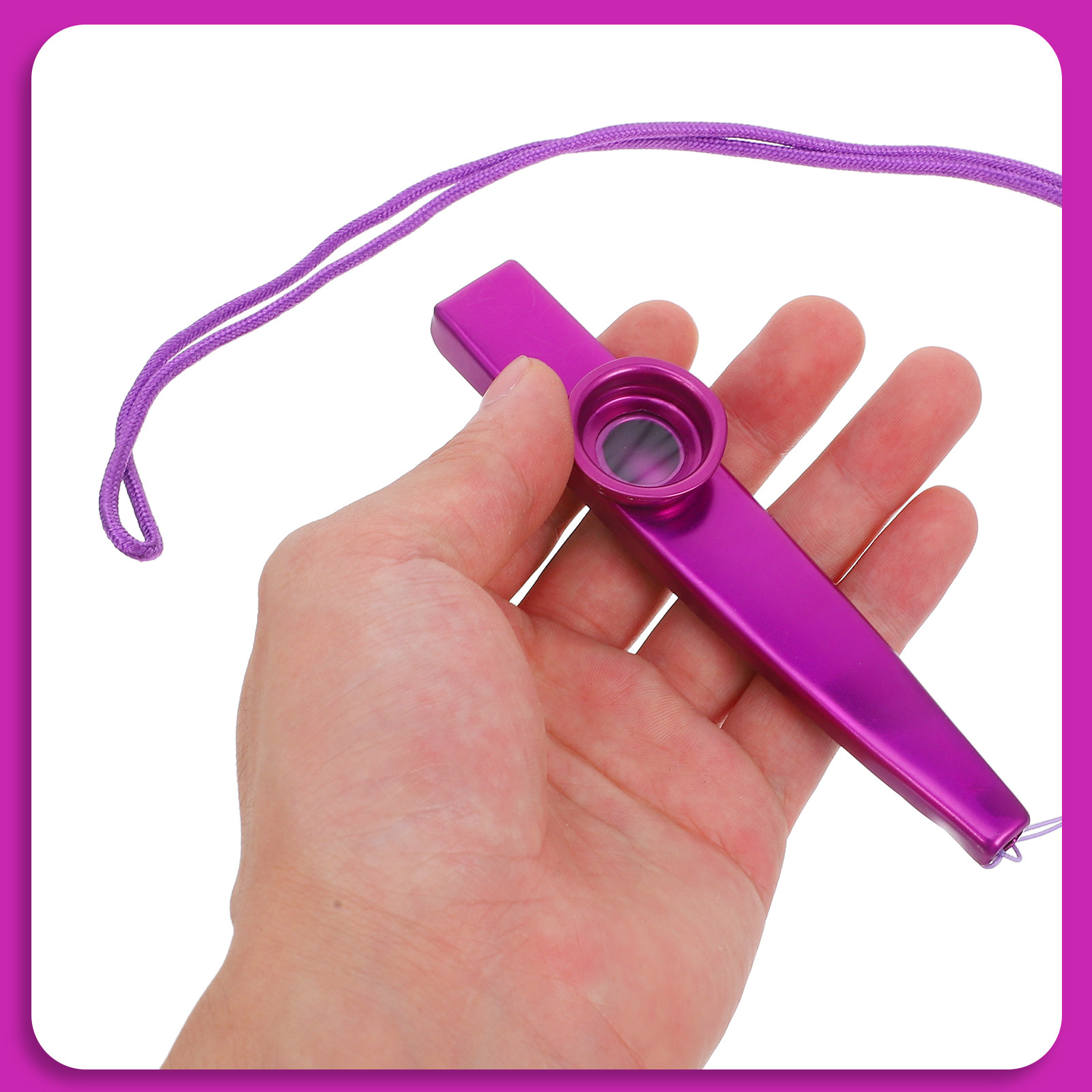 1 セット金属カズーセットコンパクト軽量フルートダイアフラム - Musical Instrument Kazoo のレビューと価格