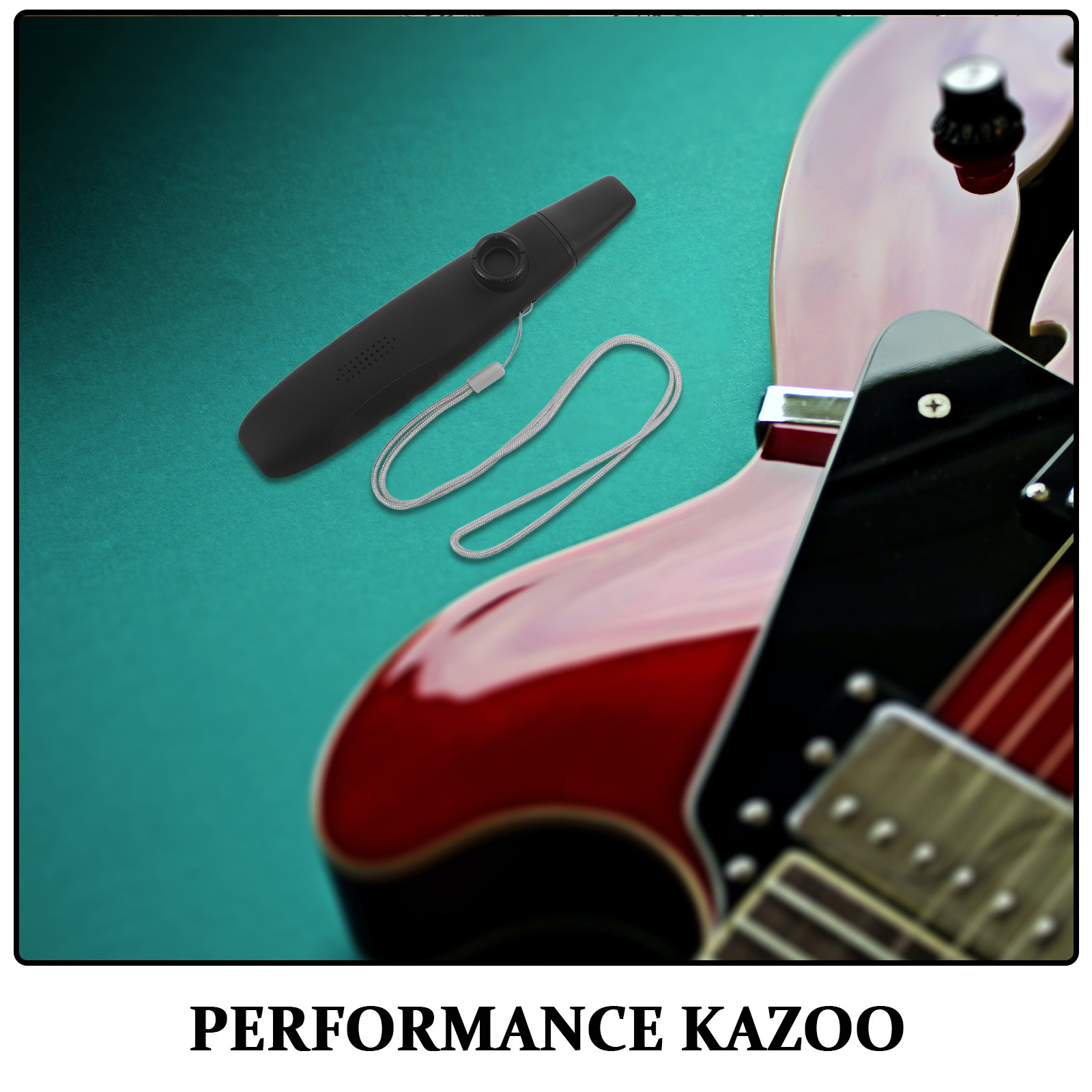 初心者向けカズー楽器1セット プラスチック製 デュアルホール - Musical Instrument Kazoo のレビューと価格