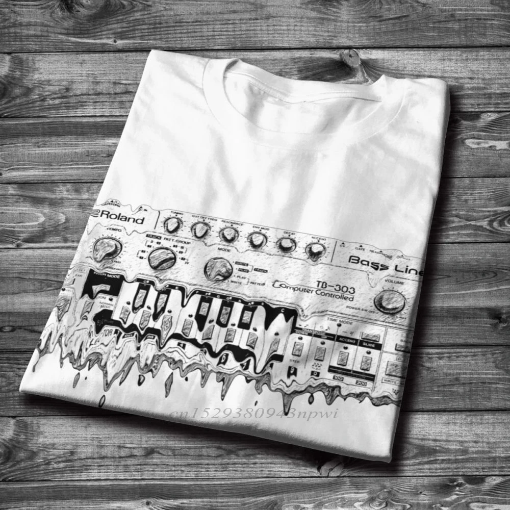 男性用ローランドシンセサイザーTシャツ,電子音楽付きTシャツ - Musical Instrument Synthesizer のレビューと価格