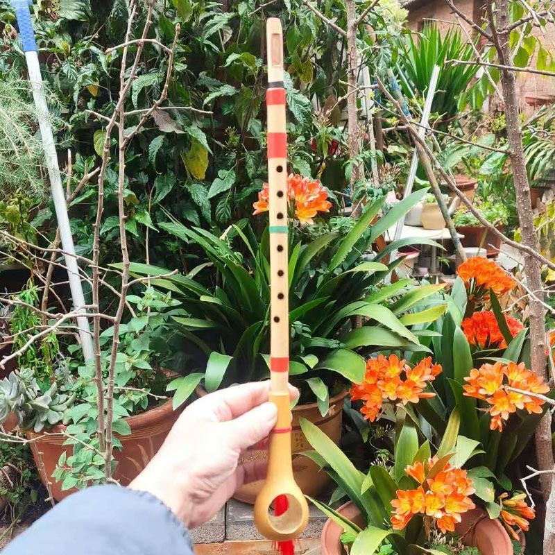 手作り竹製ストレートフルート イー民族グループの伝統的なビル - Musical Instrument Groups のレビューと価格