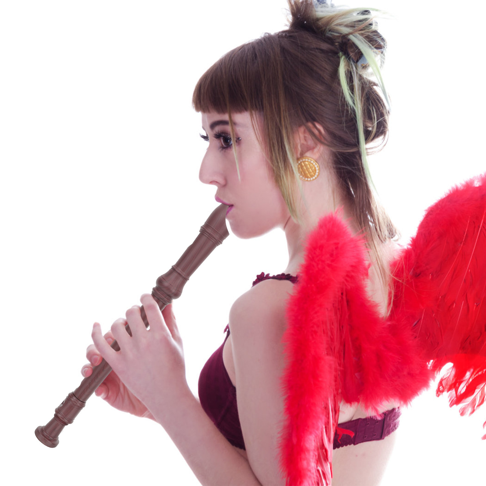 8穴ソプラノリコーダーフルート ABS製 学生用クラリネット - Musical Instrument Recorder のレビューと価格