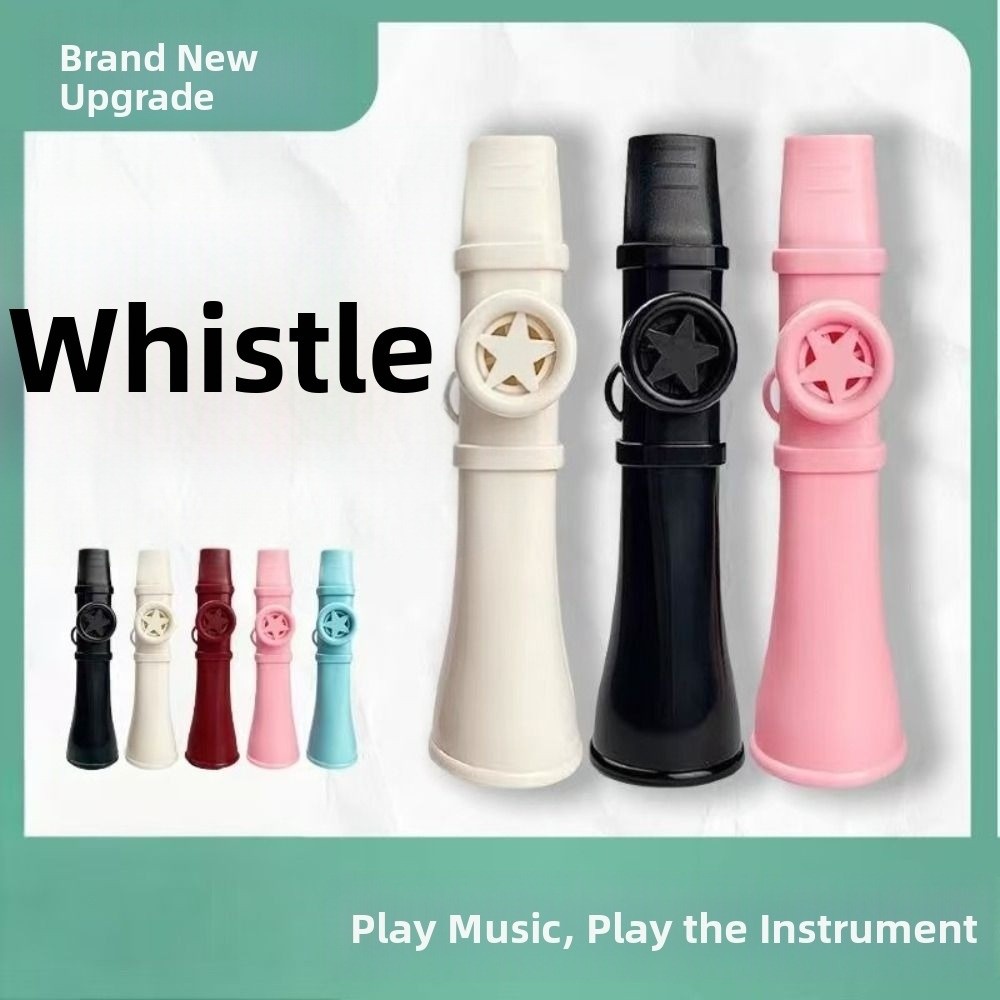 フルート型カズー楽器 簡単に学べる取り外し可能なカラーフルー - Musical Instrument Kazoo のレビューと価格