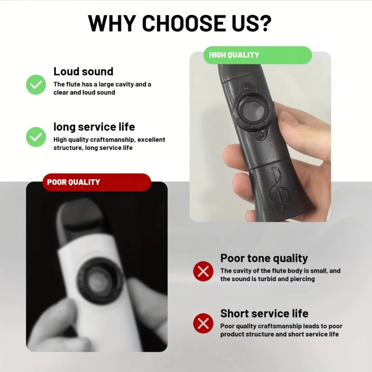 Miwayer コンパクト軽量カズー プロフェッショナル調整 - Musical Instrument Kazoo のレビューと価格